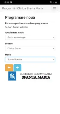 Clinica Sfanta Maria android App screenshot 3