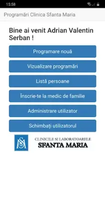 Clinica Sfanta Maria android App screenshot 4